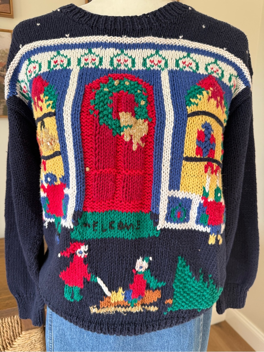 Robert Scott Christmas Sweater Women's Size S